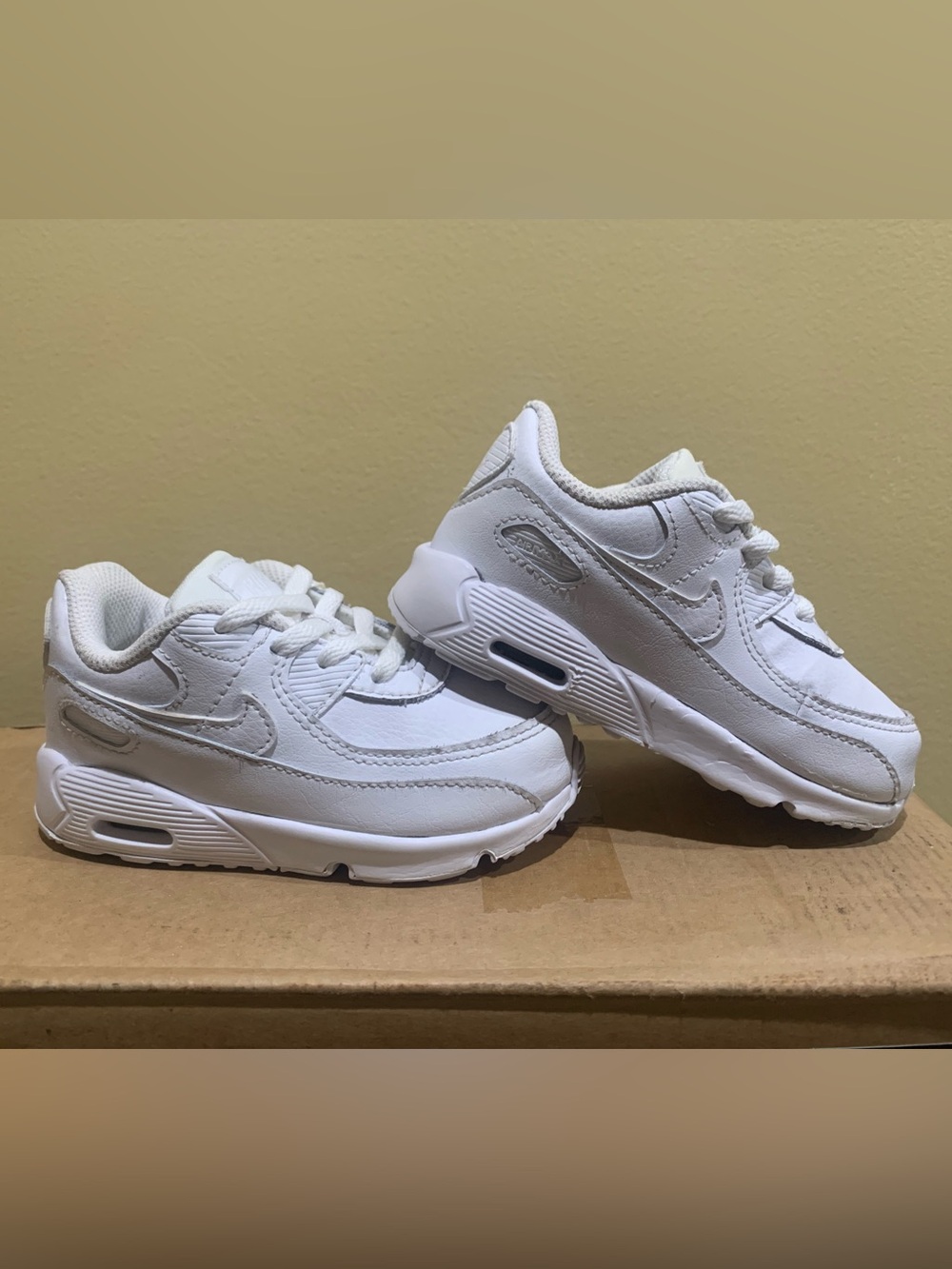 Kids White Athletic Sneakers - Classic Casual Shoe